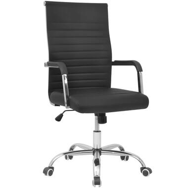 VIDAXL chaise de bureau en cuir artificiel 55x63 cm noir product