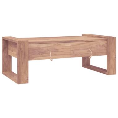 vidaXL Salontafel 110x60x40 cm massief teakhout product