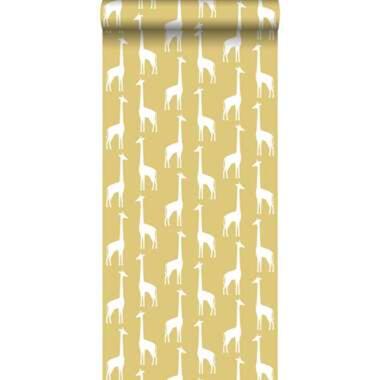 ESTAhome papier peint - girafes - jaune ocre - 0.53 x 10.05 m product