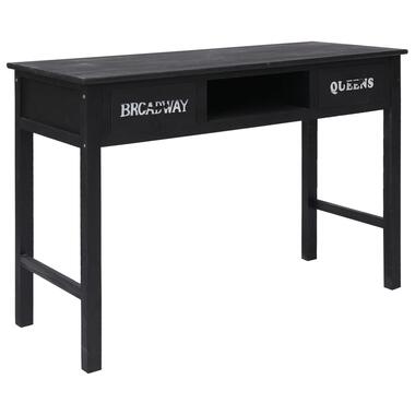 vidaXL Table console Noir 110x45x76 cm Bois product