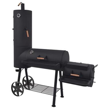 vidaXL Houtskoolbarbecue met onderplank XXL zwart product