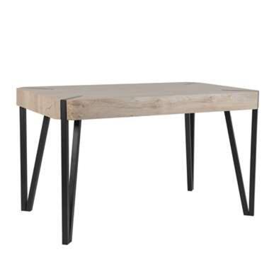 CAMBELL - Eettafel - Taupe Lichte houtkleur - 80 x 130 cm - MDF product