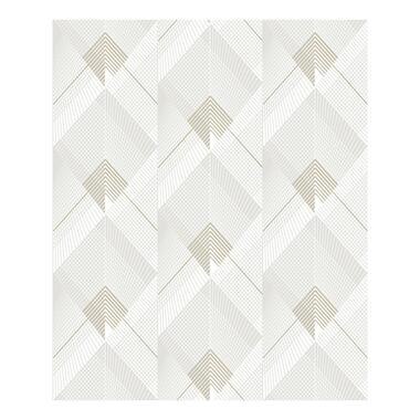 Dutch Wallcoverings - Galactik dessin wit/goud - 0,53x10,05m product