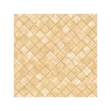 Dutch Wallcoverings - Hexagone ruit beige/glitter - 0,53x10,05m product