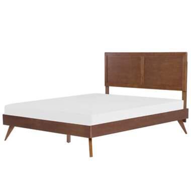ISTRES - Tweepersoonsbed - Donkere houtkleur - 180 x 200 cm - MDF product