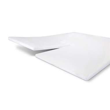 BYRKLUND Drap-housse Bed Basics Jersey Split-Topper - 160x200 - Blanc product