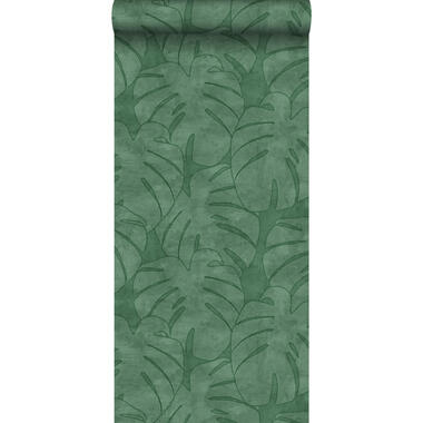 ESTAhome papier peint - feuilles de monstera - vert foncé product