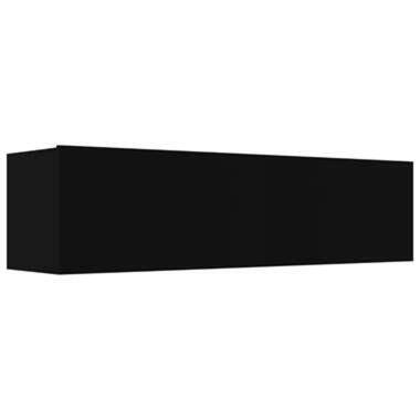 vidaXL Tv-meubel 120x30x30 cm bewerkt hout zwart product