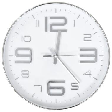 vidaXL Horloge murale 30 cm Argenté product