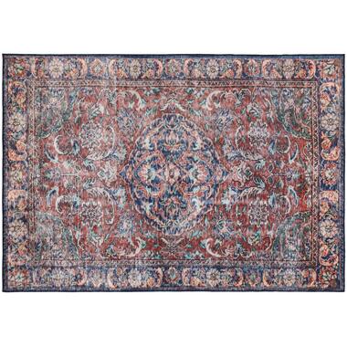 Eva Interior Vintage Vloerkleed Hatice Blauw /Bordeaux Rood - 190 x 290 product