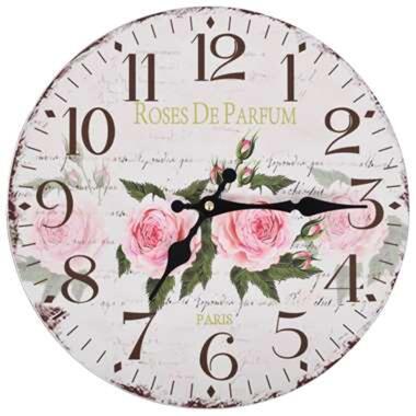 vidaXL Horloge murale vintage Fleur 30 cm product