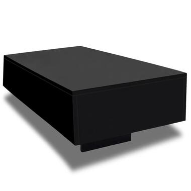 vidaXL Table basse Haute brillance Noir product