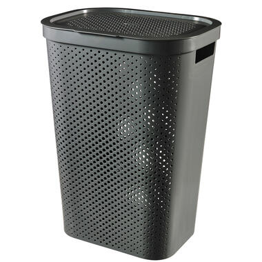 Curver Infinity Recycled Dots Coffre à Linge - 60L - Anthracite product