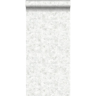 ESTAhome papier peint - motif de carrellages - gris clair product