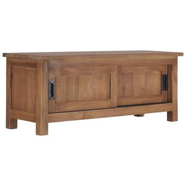 vidaXL Meuble TV 90x30x35 cm Bois de teck massif product