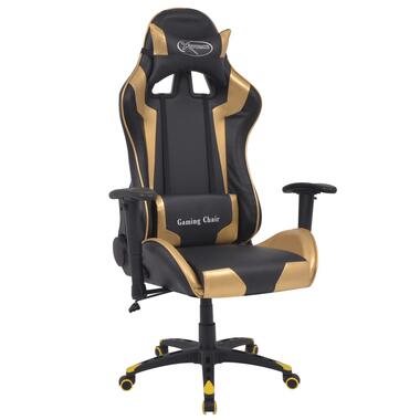 VIDAXL chaise de bureau inclinable cuir artificiel doré product