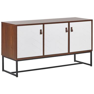 NUEVA - Sideboard - Wit/Donkerbruin - MDF product