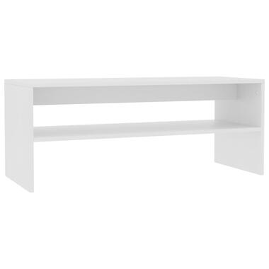 vidaXL Table basse Blanc 100x40x40 cm Bois d'ingénierie product