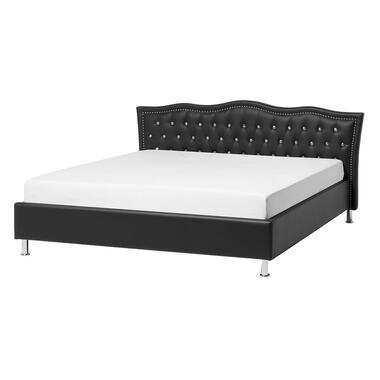 Lit en cuir PU noir 140 x 200 cm METZ product