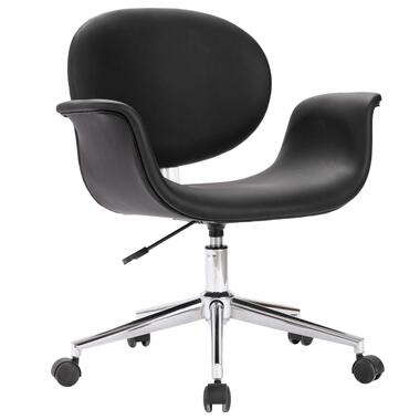 vidaXL Chaise pivotante de bureau Noir Similicuir product