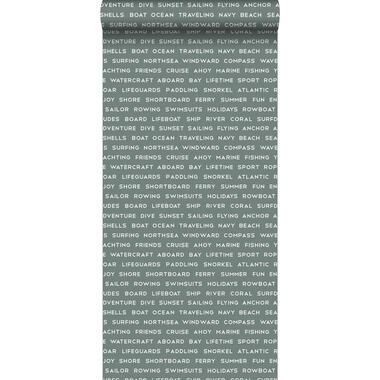 ESTAhome papier peint - textes maritimes de plage - vert grisé product