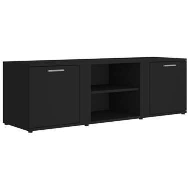 VIDAXL Tv-meubel 120x34x37 cm spaanplaat zwart product