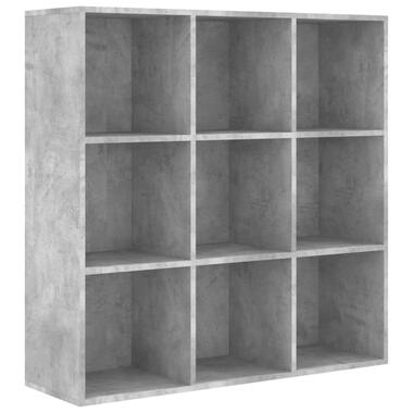 vidaXL Boekenkast 98x29x97,5 cm bewerkt hout betongrijs product
