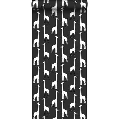 ESTAhome behang - giraffen - zwart wit - 0.53 x 10.05 m product