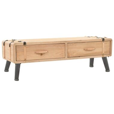 vidaXL Meuble TV Bois de sapin massif 120x33x35 cm product