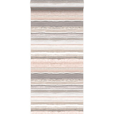 Origin behang - marmer steen - perzik roze en beige - 53 cm x 10.05m product