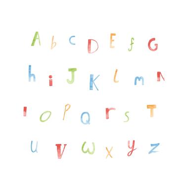 Dutch Wallcoverings - Make Believe Alphabet multikleur - 0,53x10,05m product