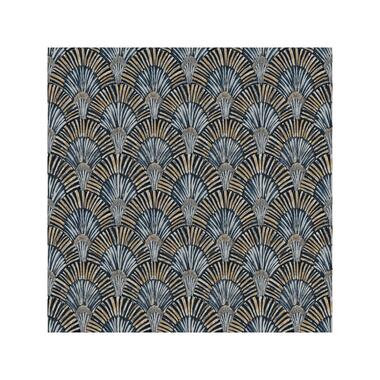 Dutch Wallcoverings - Jungle Fever Deco Fan zwart/beige - 0,53x10,05m product