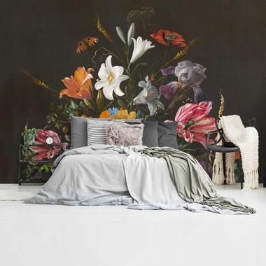 Fotobehang De Heem Stilleven met bloemen op vaas - 260x384cm product