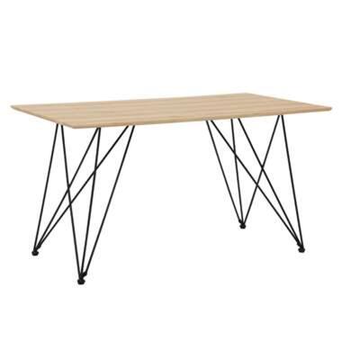 KENTON - Eettafel - Lichte houtkleur - 80 x 140 cm - MDF product