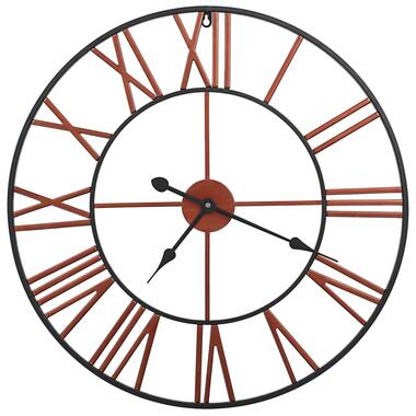 VIDAXL Horloge murale Métal 58 cm Rouge product