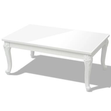 vidaXL Table basse 100x60x42 cm Blanc brillant product