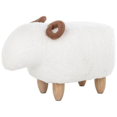 LAMB - Hocker - Wit - Polyester product