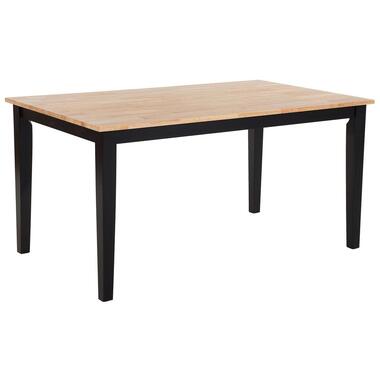 Table marron clair/noire 120 x 75 cm HOUSTON product