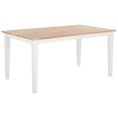 Table 150 x 90 cm marron clair/blanc GEORGIA product