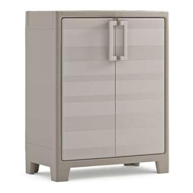 Keter Gulliver armoire basse - 2 étagères - 80x44x100cm - sable/beige product