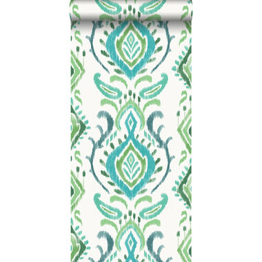 ESTAhome papier peint - baroque - vert - 53 cm x 10,05 m product