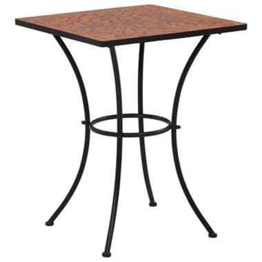 VIDAXL Table de bistro mosaïque Terre cuite 60 cm Céramique product