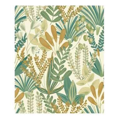 Dutch Wallcoverings - Jungle Fever Early Blossom wit/groen -0,53x10,05 product