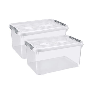 Curver Handy+ Boîte de rangement- 50L - lot de 2 - transparent product