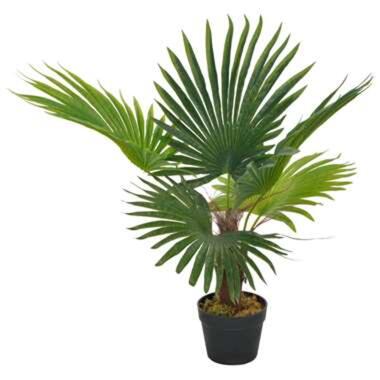 vidaXL Kunstplant met pot palm 70 cm groen product