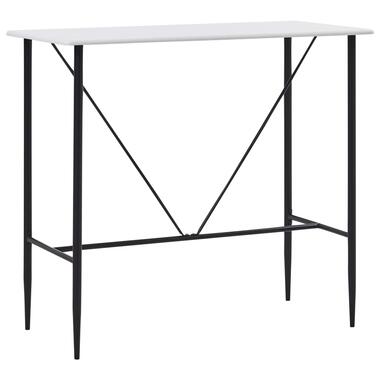 vidaXL Table de bar Blanc 120 x 60 x 110 cm MDF product