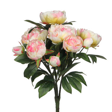 Mica Decorations Bouquet Pivoines Rose Clair product