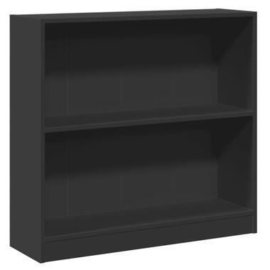 vidaXL Boekenkast 80x24x75 cm bewerkt hout zwart product