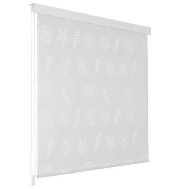 vidaXL Rolgordijn voor douche 100x240 cm zeester product