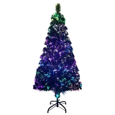 vidaXL Sapin de Noël artificiel avec support vert 120 cm fibre optique product